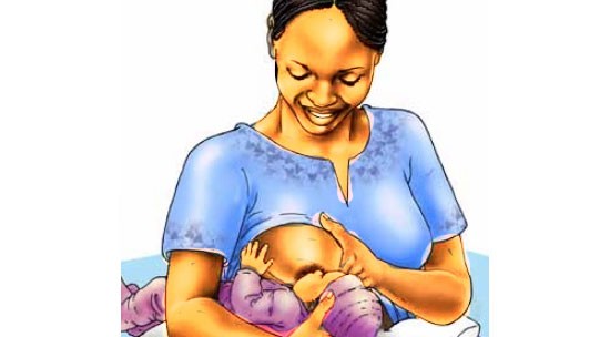 Cara Menyusui: Posisi dibawah lengan