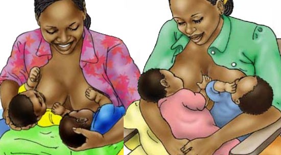 Cara Menyusui anak kembar